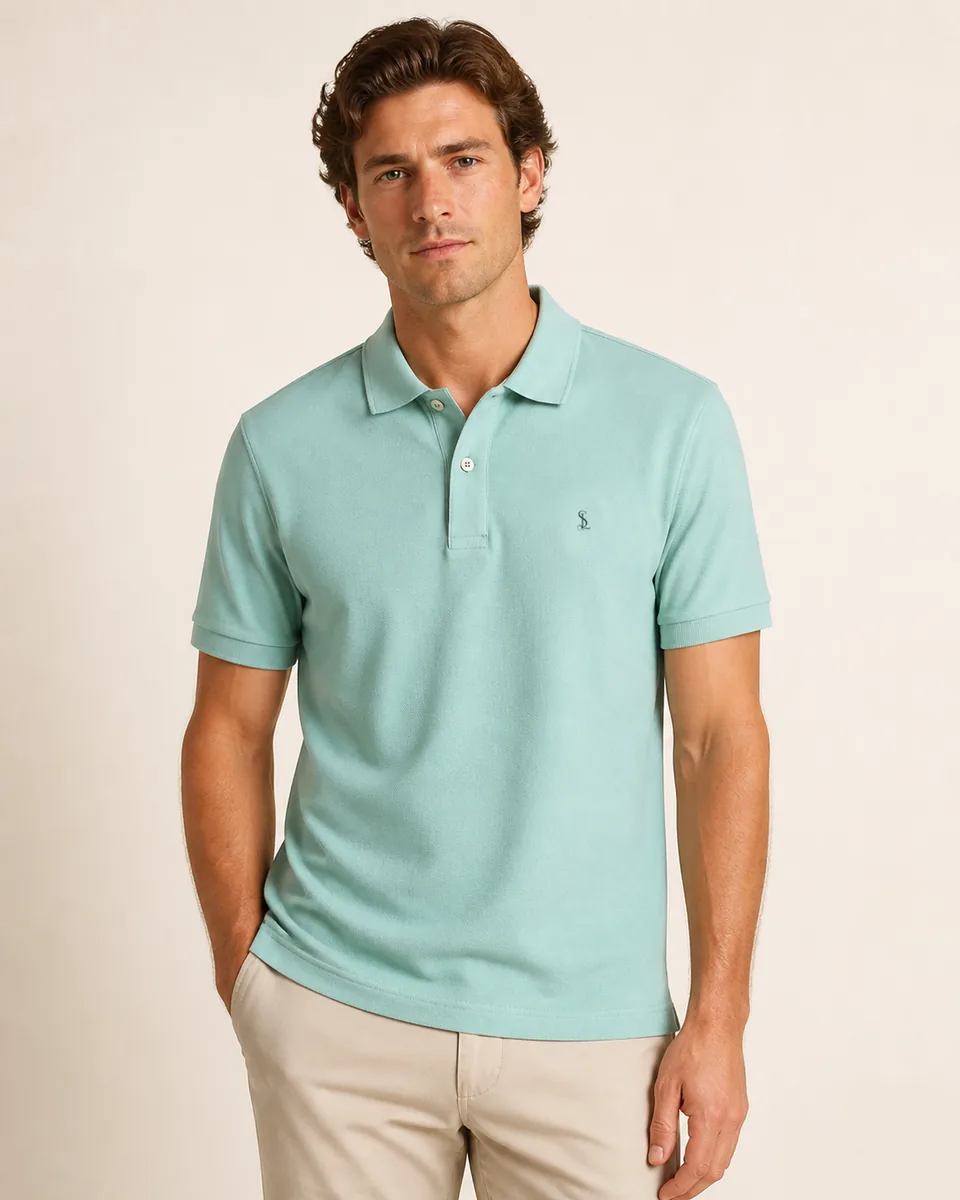 Mint Polo, on model studio