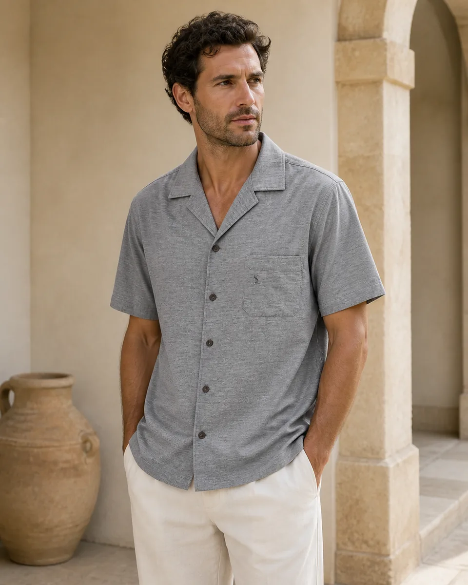 Camp-Collar Shirt, lifestyle campaign