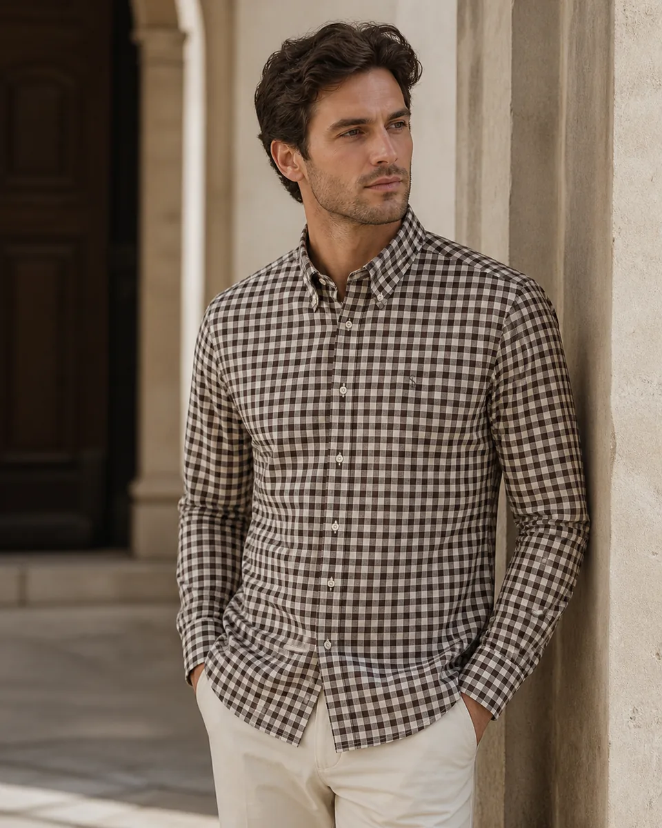 Gingham Shirt, lifestyle campaign