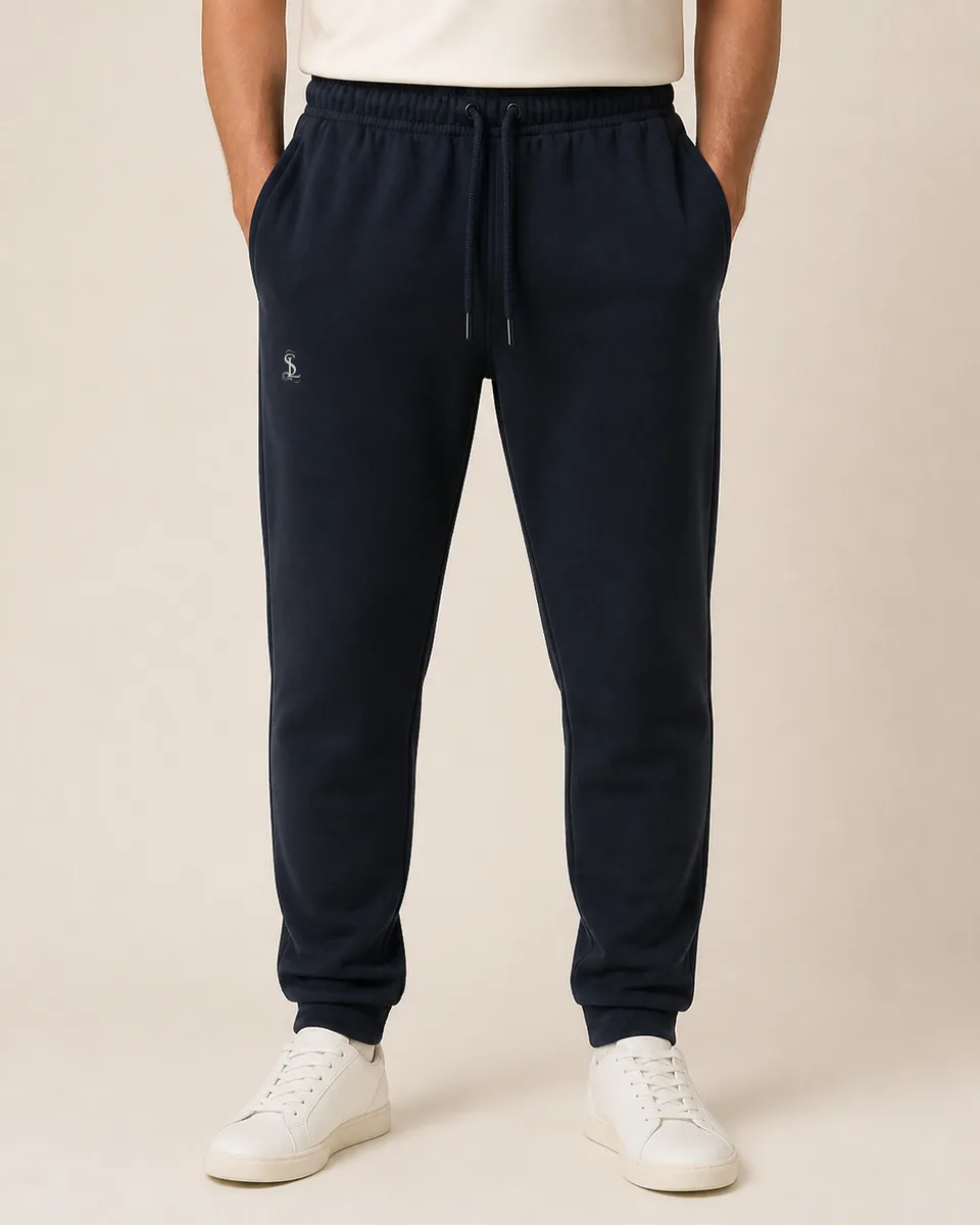 Deep-Navy Jogger, On Model Studio