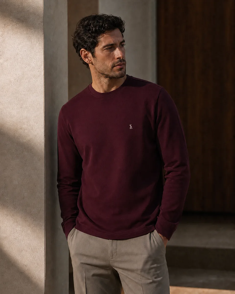 Signature Crewneck campaign portrait