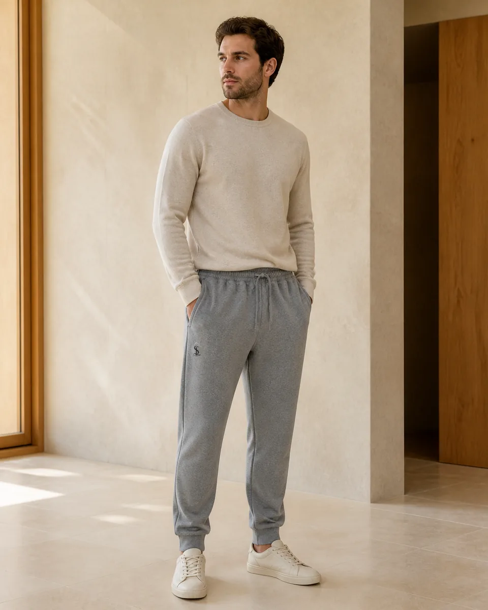 Heather-Gray Jogger, Lifestyle Campaign
