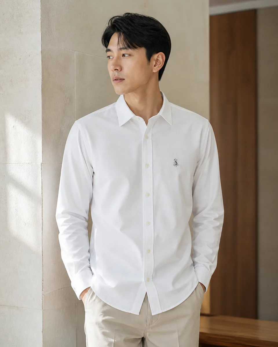 White Oxford Shirt 02, Lifestyle Campaign
