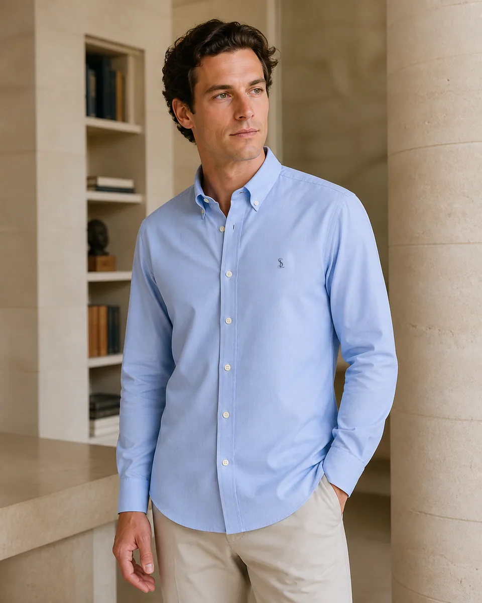 Light-Blue Button-Down, lifestyle campaign