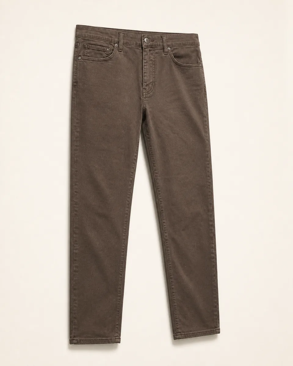 Warm-Brown Chino, front three quarter