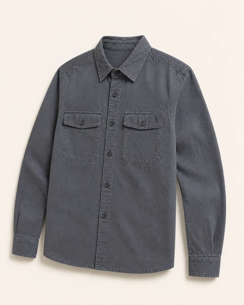 Utility Overshirt, three quarter catalog