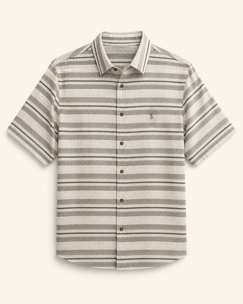 Striped Short-Sleeve Shirt