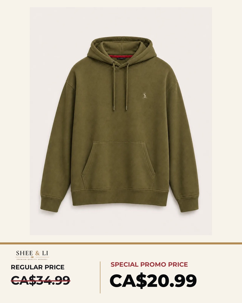 Military Olive Hoodie