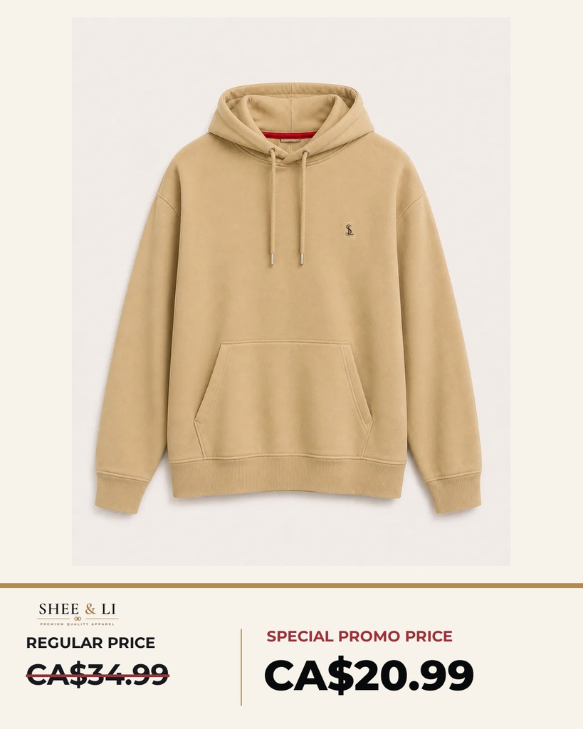 Warm Beige Hoodie