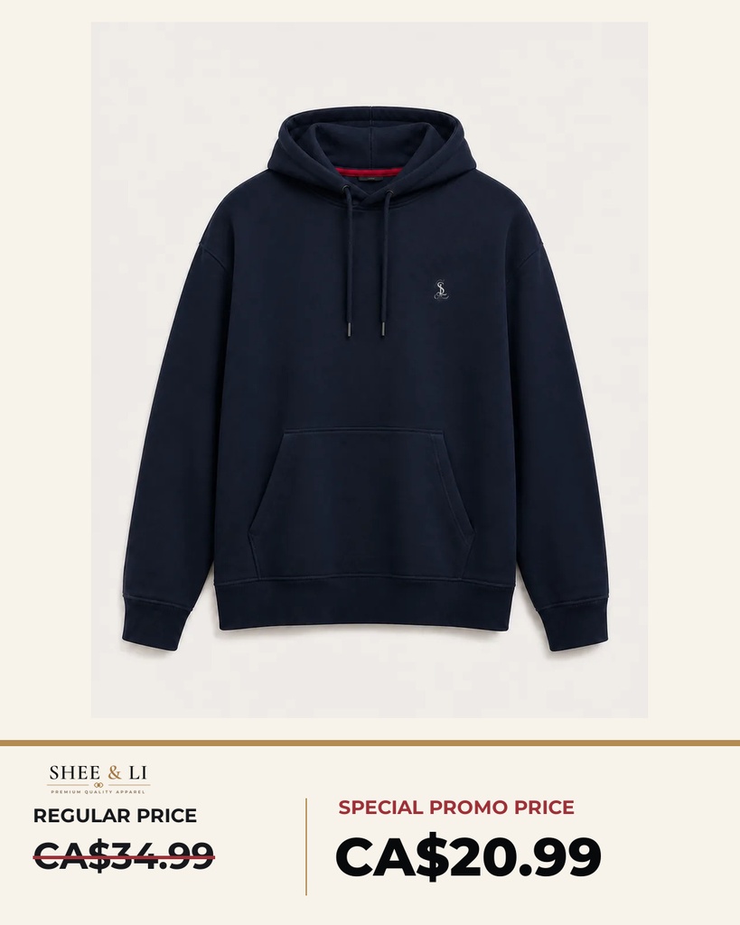 Deep-Navy Hoodie