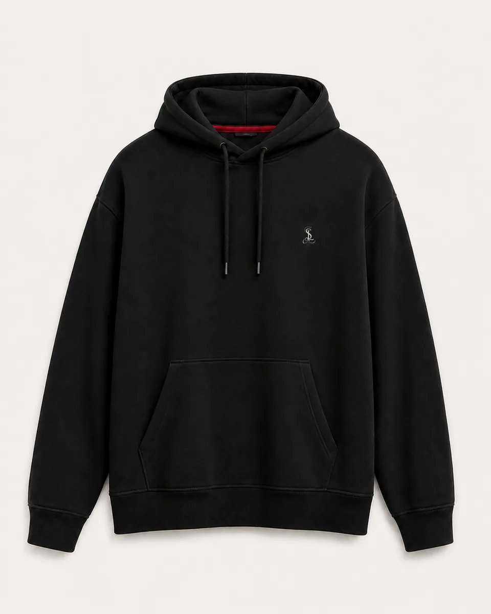 Deep-Black Hoodie