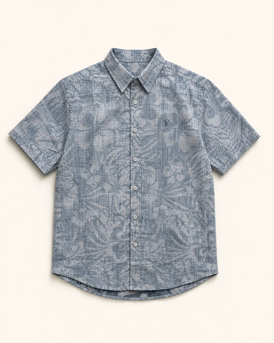 Floral Short-Sleeve Shirt