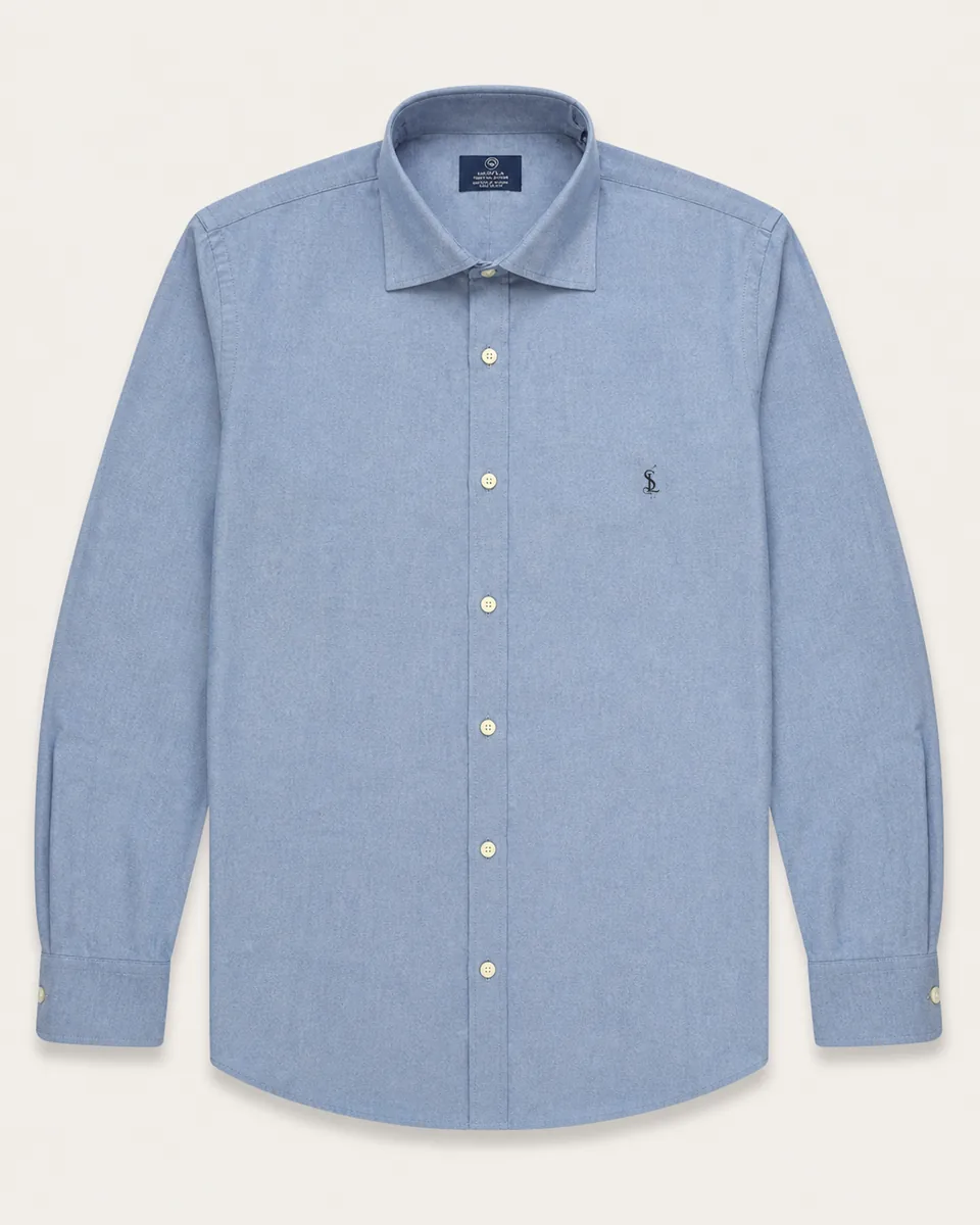 Light-Blue Oxford Shirt 02