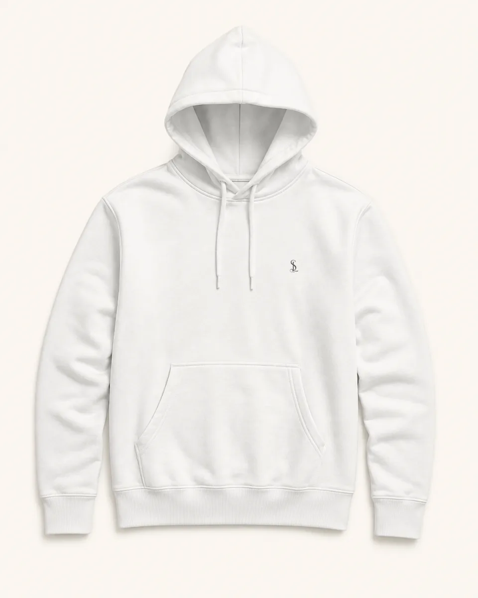 White Pullover Hoodie